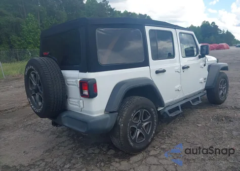 2019 Jeep Wrangler Unlimited Sport S 4X4 z USA, uszkodzony, nr VIN 1C4HJXDG7KW597096